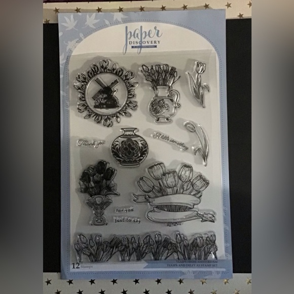 Paper Discovery Tulips from Amsterdam Stamp and Die Set - Picture 6 of 7